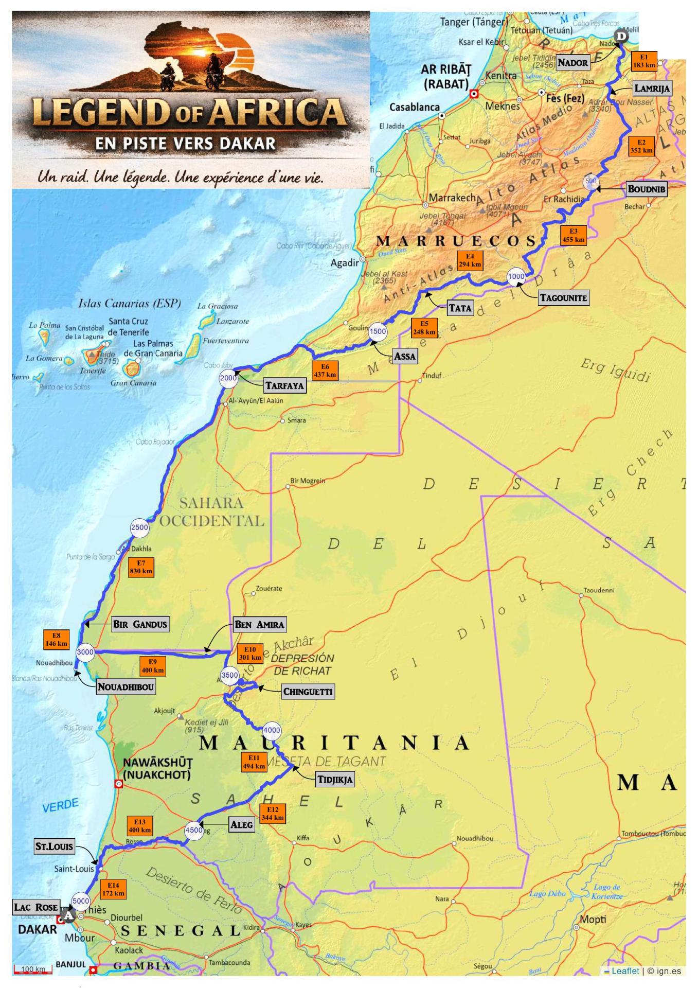 Carte parcours 2027